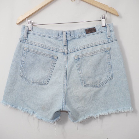 Riders by Lee Vintage High Rise Cut-Off Jean Shorts Size L - Picture 9 of 12